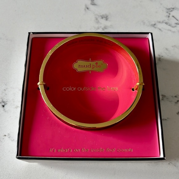 Mud Pie Hidden Message woman’s Bangle. - Picture 10 of 14